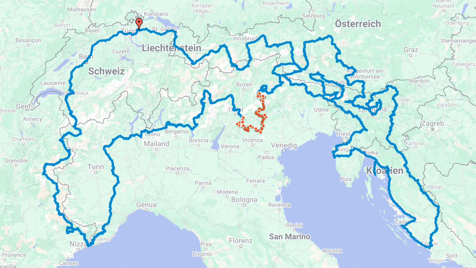 Etappe 07: Levico Terme – Pozza di&nbsp;Fassa