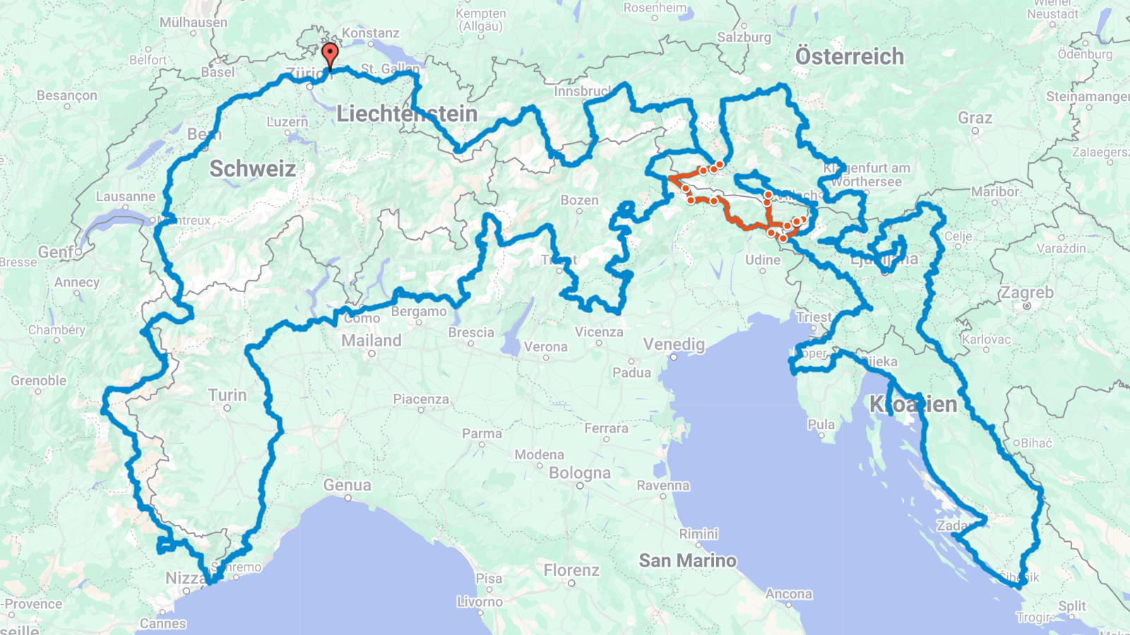 Etappe 09: Lienz –&nbsp;Tröpolach