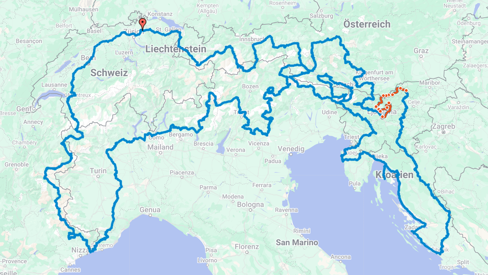 Etappe 16: Slovenj Gradec –&nbsp;Ljubliana