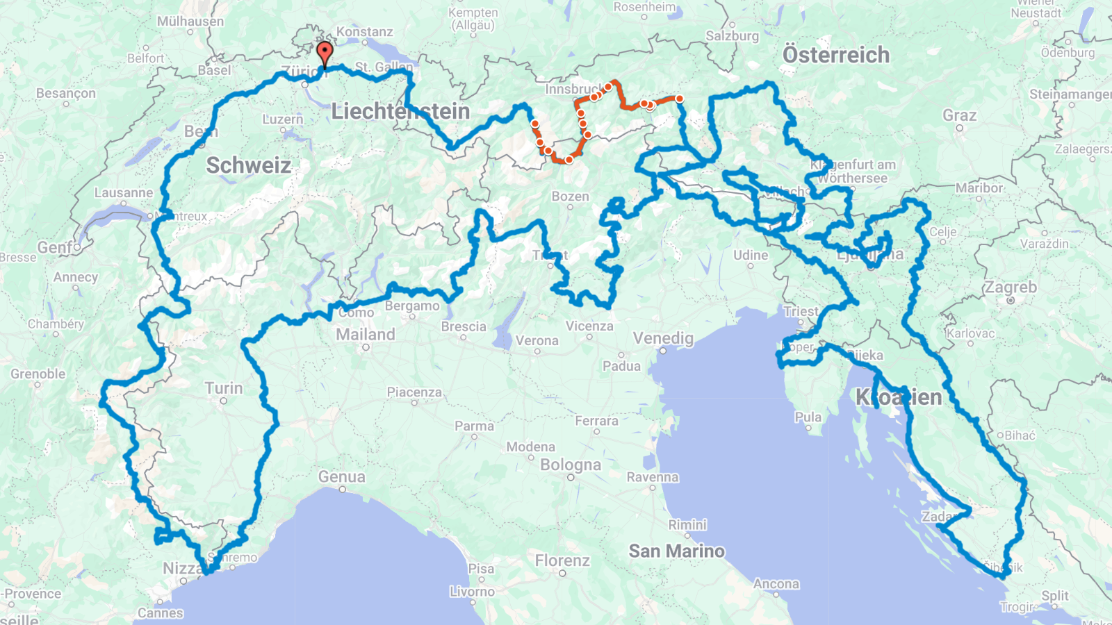 Etappe 20: Mittersill –&nbsp;Längenfeld